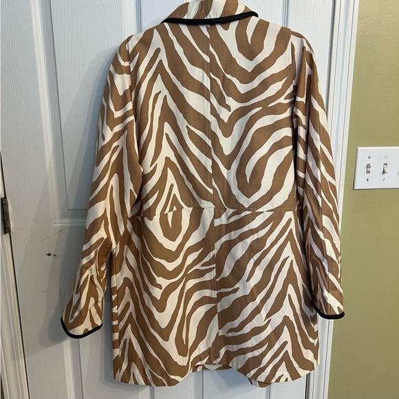 Isaac Mizrahi Giraffe Print Jacket Womens Size XL - Picture 11 of 11